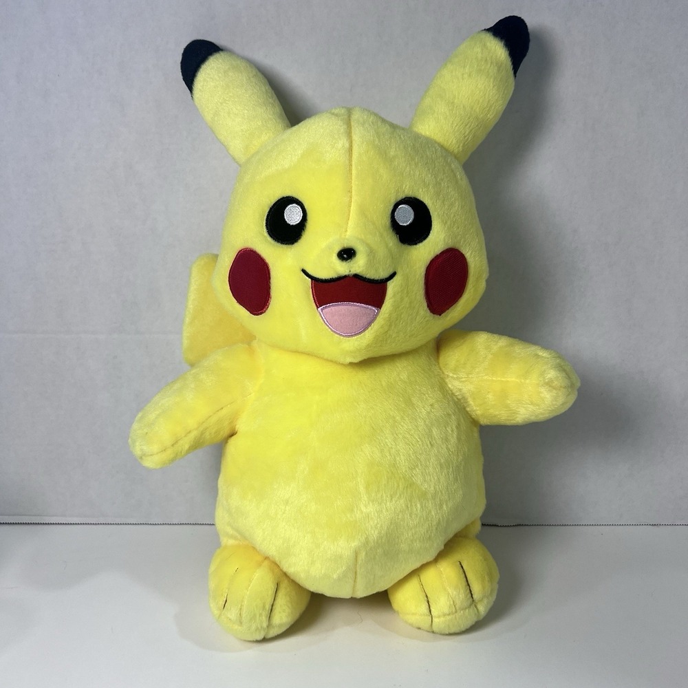 Build a Bear Pokemon Pikachu Nintendo Plush Stuffed Animal Toy Sound 15in 025014